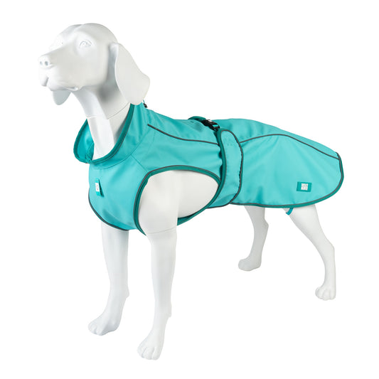 Raincoat for dogs - MATRIX 2.0 TURQUOISE