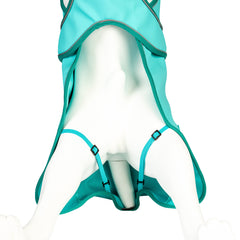 Raincoat for dogs - MATRIX 2.0 TURQUOISE